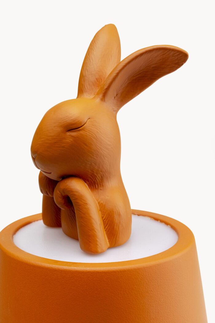 VEIOZĂ ANIMAL RABBIT LED PORTOCALIU 29 CM