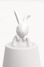VEIOZĂ ANIMAL RABBIT LED ALB 29 CM