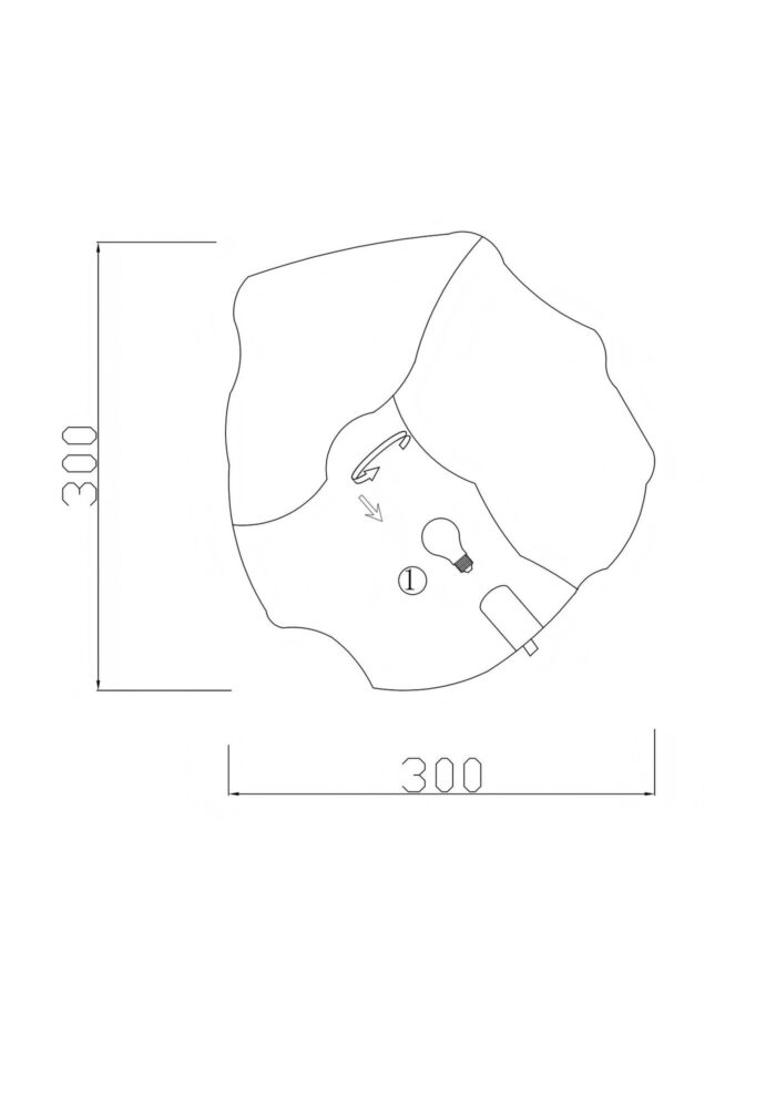 VEIOZĂ AURA AMBER Ø30 CM
