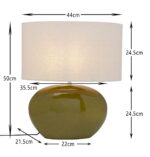 LAMPĂ DE MASĂ BEO VERDE 50CM