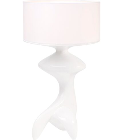 LAMPĂ DE MASĂ FLOW FIGURE ALBĂ 68CM