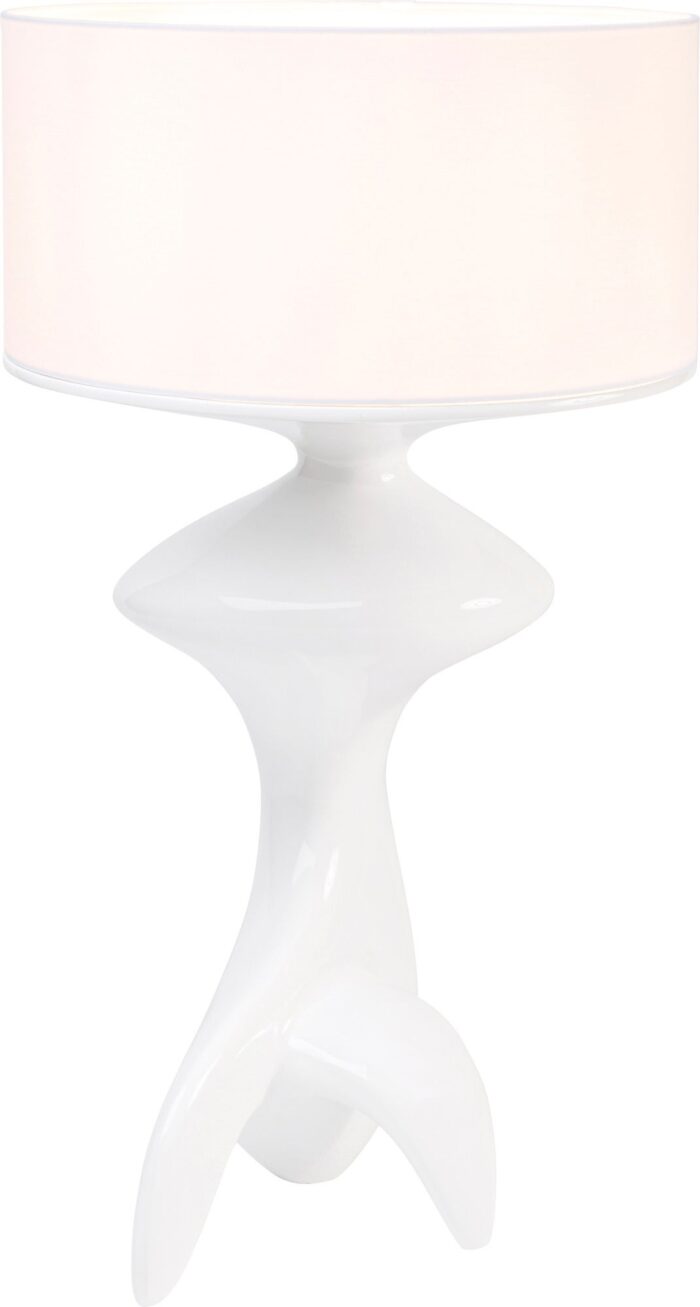 LAMPĂ DE MASĂ FLOW FIGURE ALBĂ 68CM