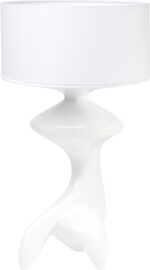 LAMPĂ DE MASĂ FLOW FIGURE ALBĂ 68CM