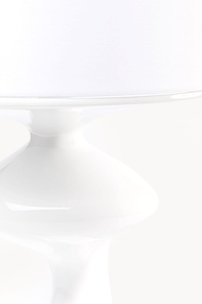 LAMPĂ DE MASĂ FLOW FIGURE ALBĂ 68CM
