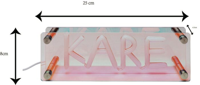 VEIOZĂ LED FONT KARE
