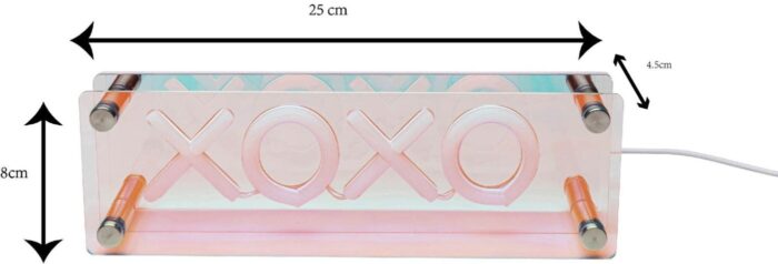 VEIOZĂ LED FONT XOXO