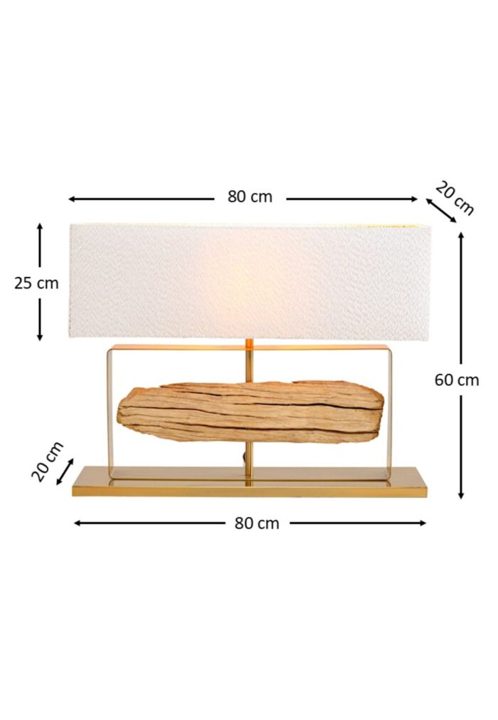 LAMPĂ DE MASĂ NATURE GOLD 60CM