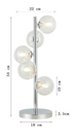 VEIOZĂ SCALA BALLS CHROME 54CM