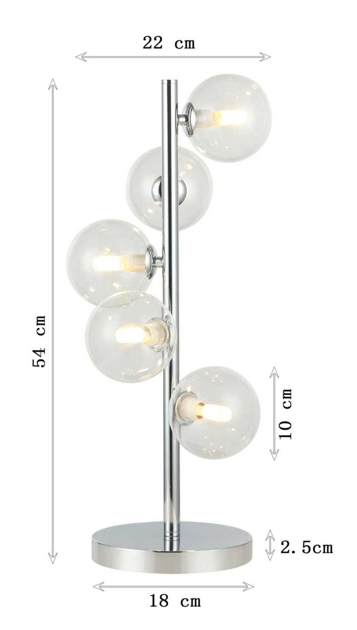 VEIOZĂ SCALA BALLS CHROME 54CM