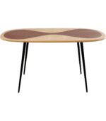 MASA PETAL NATURE NEGRU 150X90 CM