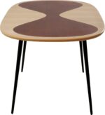 MASA PETAL NATURE NEGRU 150X90 CM