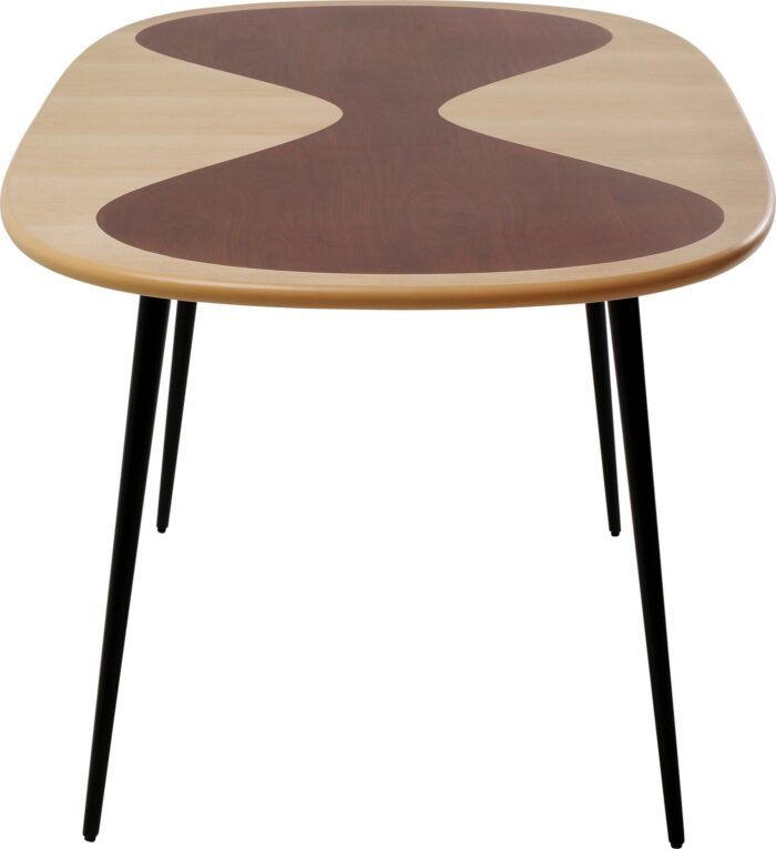 MASA PETAL NATURE NEGRU 150X90 CM