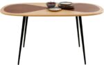 MASA PETAL NATURE NEGRU 150X90 CM