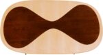 MASA PETAL NATURE NEGRU 150X90 CM