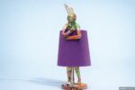 VEIOZĂ ANIMAL RABBIT GRAFFITI/MOV 50 CM