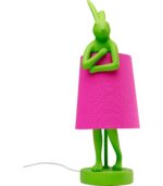 VEIOZĂ ANIMAL RABBIT VERDE/ROZ 50 CM