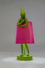 VEIOZĂ ANIMAL RABBIT VERDE/ROZ 50 CM