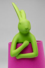 VEIOZĂ ANIMAL RABBIT VERDE/ROZ 50 CM