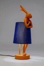VEIOZĂ ANIMAL RABBIT PORTOCALIU/ALBASTRU 50 CM