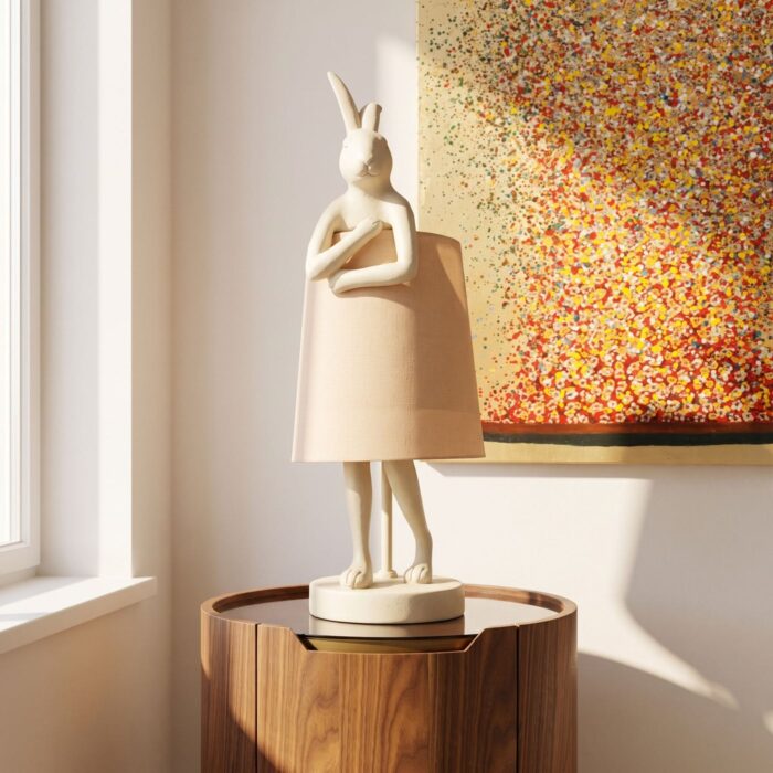 VEIOZĂ ANIMAL RABBIT PEACH 50 CM