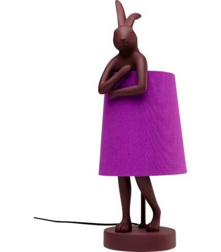 VEIOZĂ ANIMAL RABBIT ROSU/MOV 50 CM
