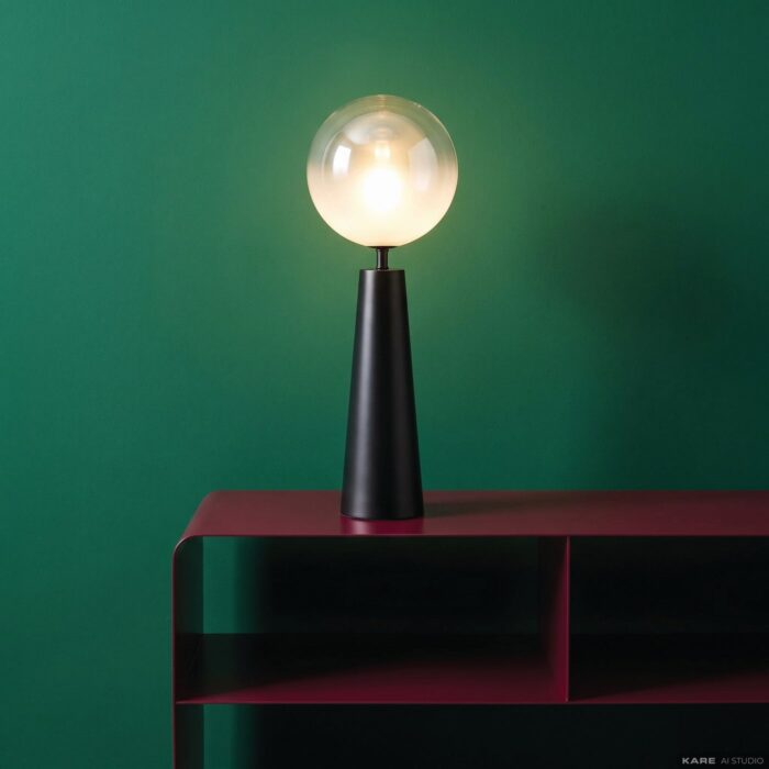 VEIOZĂ DISCO BALL NEGRU 64 CM