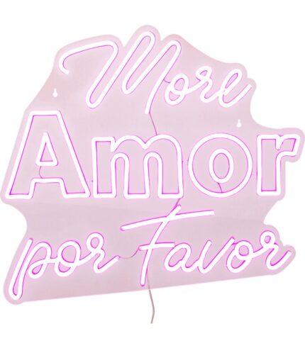 LAMPĂ DE PERETE MORE AMOR POR FAVOR 46CM