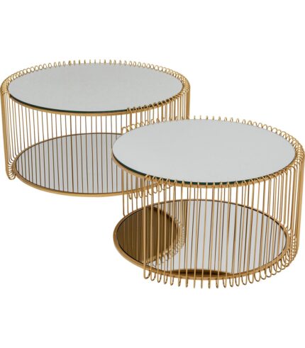 SET 2 MESE DE CAFEA WIRE DOUBLE ALAMA