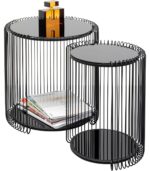 SET 2 MASUTE AUXILIARE WIRE DOUBLE NEGRU